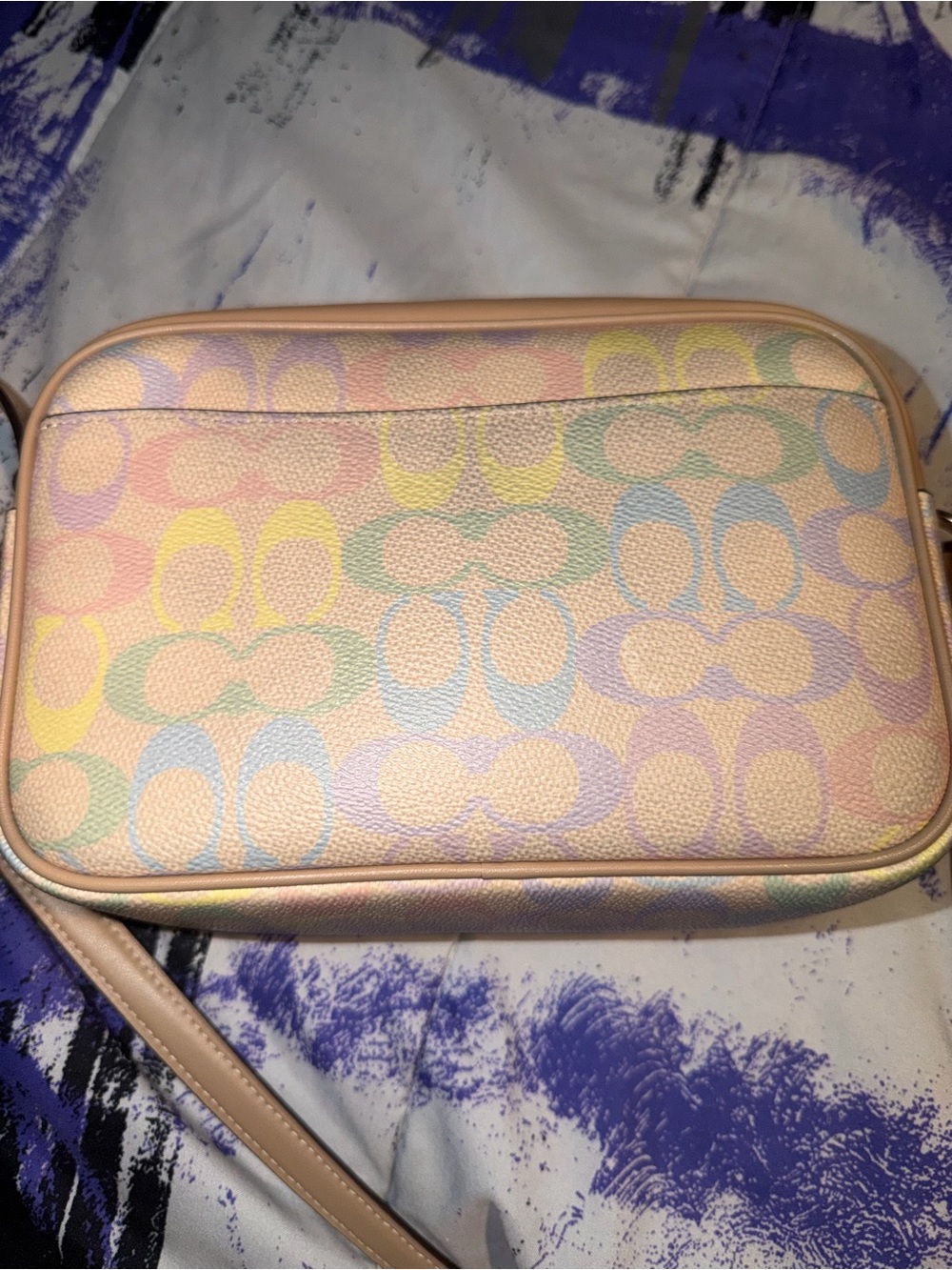 COACH Pastel Signature Crossbody Bag with Wristlet - Picture 6 of 8